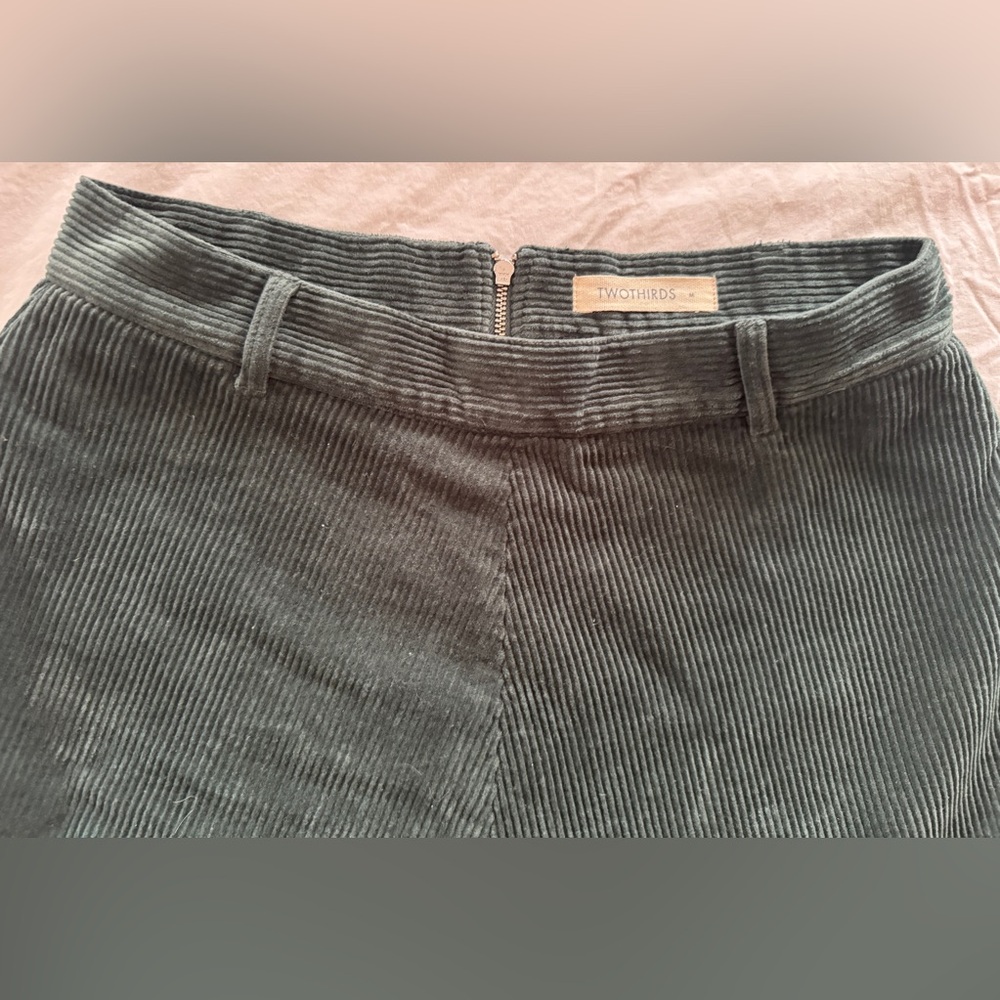 TWOTHIRDS Binlang Corduroy Skirt - Deep Lake Medium - Picture 6 of 7